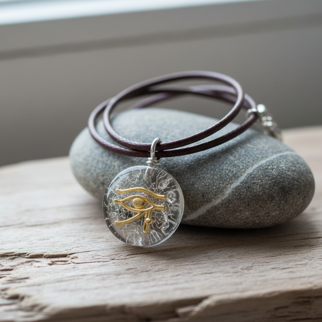 Eye of Horus Orgone Pendant Necklace